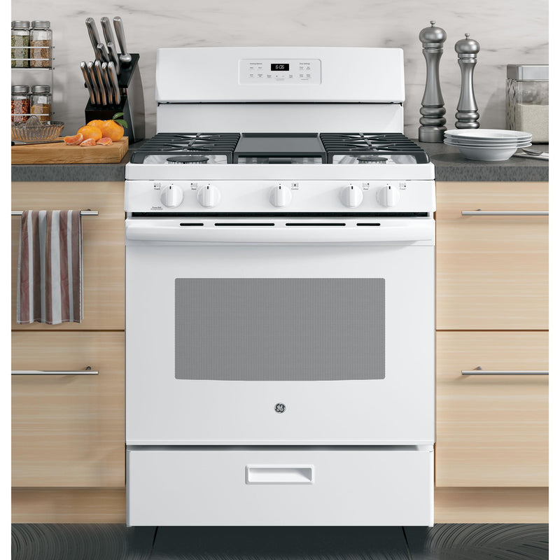 GE 30-inch Freestanding Gas Range JGBS66DEKWW