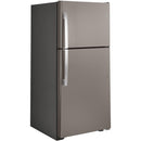 GE 33-inch, 21.9 cu.ft. Freestanding Top Freezer Refrigerator with Upfront Fresh Food Temperature Controls GTS22KMNRESGTS22KMNRES