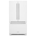 KitchenAid 36-inch, 25 cu.ft. Freestanding French 3-Door Refrigerator with ExtendFresh™ Plus Temperature Management System KRFF305EWH
