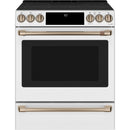 Caf? 30-inch Slide-in Electric Range with Warming Drawer CES700P4MW2CES700P4MW2