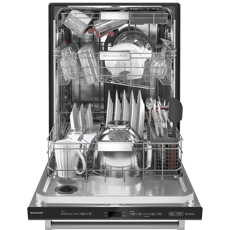 (KDTM604KBS) KitchenAid 24-inch Built-in Dishwasher with FreeFlex™ Third Rack KDTM604KBS