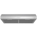 Broan 30-inch Glacier BCDF1 Under Cabinet Range Hood BCDF130SS