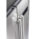 Forno 33-inch, 15.6 cu.ft. Freestanding Side-by-Side Refrigerator with LED Display on Door FFRBI1805-33SBFFRBI180533SB