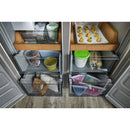KitchenAid 36-inch, 19.4 cu. ft. Counter-Depth 4-Door Refrigerator with PrintShield™ Finish KRQC506MPS