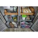 KitchenAid 36-inch, 19.4 cu. ft. Counter-Depth 4-Door Refrigerator with PrintShield™ Finish KRQC506MPS