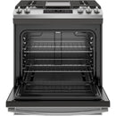 GE 30-inch Slide-In Gas Range JGSS66SELSS