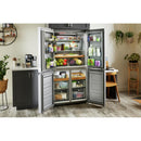 KitchenAid 36-inch, 19.4 cu. ft. Counter-Depth 4-Door Refrigerator with PrintShield™ Finish KRQC506MPS