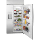 GE Profile 48-inch, 28.7 cu. ft. Side-by-Side Refrigerator with Dispenser PSB48YSNSSPSB48YSNSS