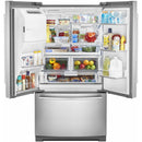Maytag 36-inch, 27 cu. ft. French 3-Door Refrigerator (Fingerprint Resistant Stainless) MFT2772HEZ (MFT2772HEZ)