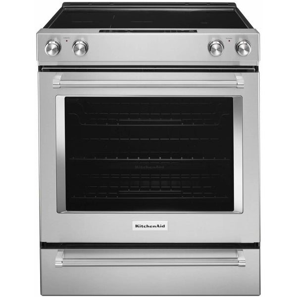 KitchenAid 30-inch Slide-In Electric Range KSEG700ESS