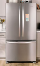 Whirlpool 36-inch Wide True Counter Depth 3-Door French Door Refrigerator - 24 cu. ft. (Fingerprint Resistant Stainless) (WRFC3036RZ)