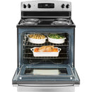 GE 30-inch Freestanding Electric Range with Sensi-Temp JBS360RTSS