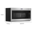 Maytag 30-inch, 1.9 cu.ft. Over-the-Range Microwave Oven with Stainless Steel Interior MMV4207JZMMV4207JZ