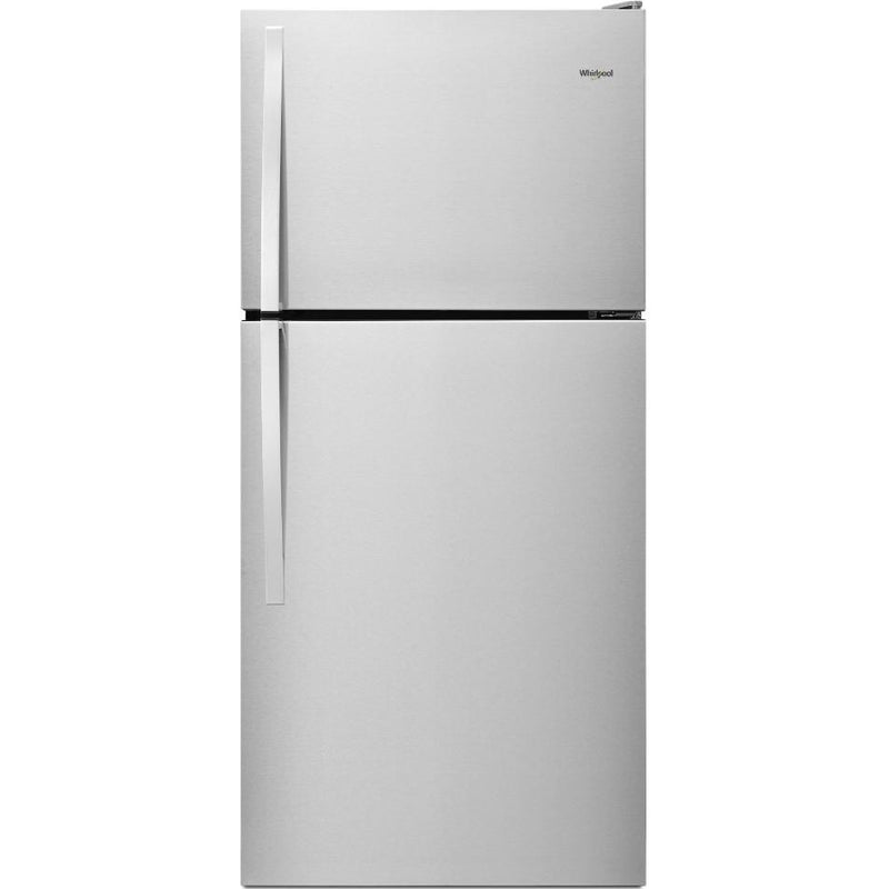 Whirlpool 30-inch, 18.2 cu.ft. Freestanding Top Freezer Refrigerator with Flexi-Slide™ Bin WRT318FZDM