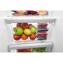 Whirlpool 33-inch, 21.7 cu. ft. Freestanding Side-by-side Refrigerator with Adaptive Defrost WRS312SNHW