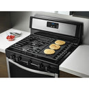 Whirlpool 30-inch Freestanding Gas Range with AccuSimmer® Burner WFG505M0BS