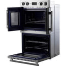 Forno Gallico 30-inch Double Wall Oven with French Door FBOEL1388-30FBOEL138830