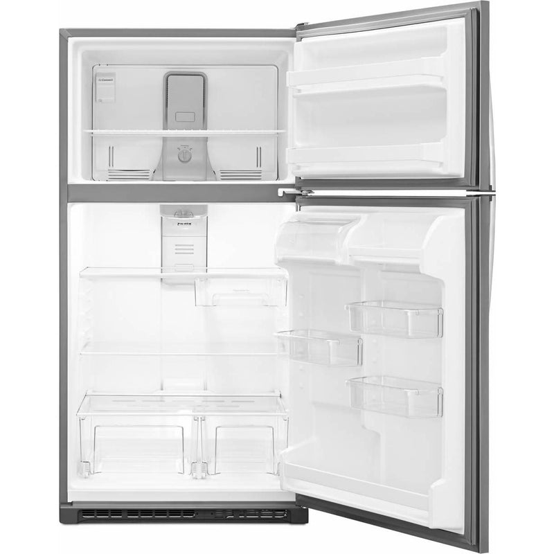 Whirlpool 33-inch, 20.5 cu.ft. Freestanding Top Freezer Refrigerator with Flexi-Side™ Bin WRT311FZDM