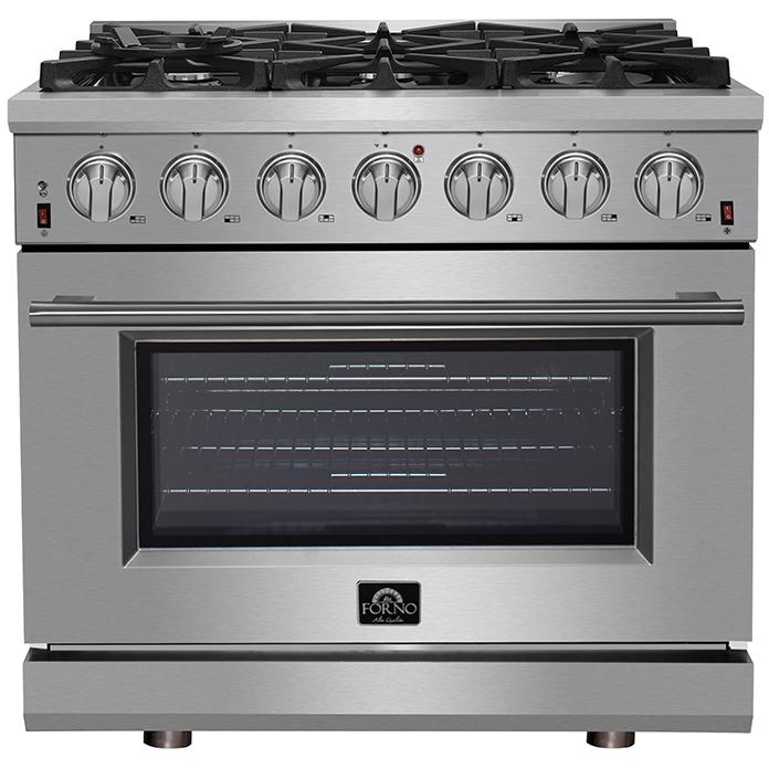 Forno Massimo 36" Freestanding Gas Range FFSGS6239-36