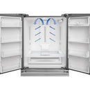 Electrolux 36-inch, 21.5 cu. ft. Counter-Depth French 3-Door Refrigerator with Wave-Touch® Controls EW23BC87SSEW23BC87SS