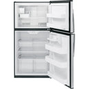 GE 33-inch, 21.2 cu. ft. Top Freezer Refrigerator with Ice Maker GIE21GSHSS