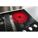KitchenAid 36-inch Built-in Electric Cooktop with 5 Elements KCED606GBLKCED606GBL