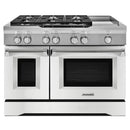 KitchenAid 48-inch Freestanding Dual-Fuel Range with Even-Heat™ KDRS483VMWKDRS483VMW