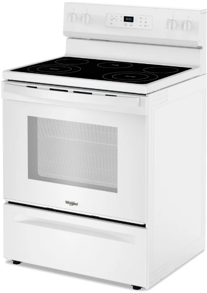 Whirlpool 30-inch Electric Range with Steam Clean (WFES3330RW)