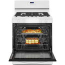 Whirlpool 30-inch Freestanding Gas Range with SpeedHeat™ Burners WFG320M0BWWFG320M0BW