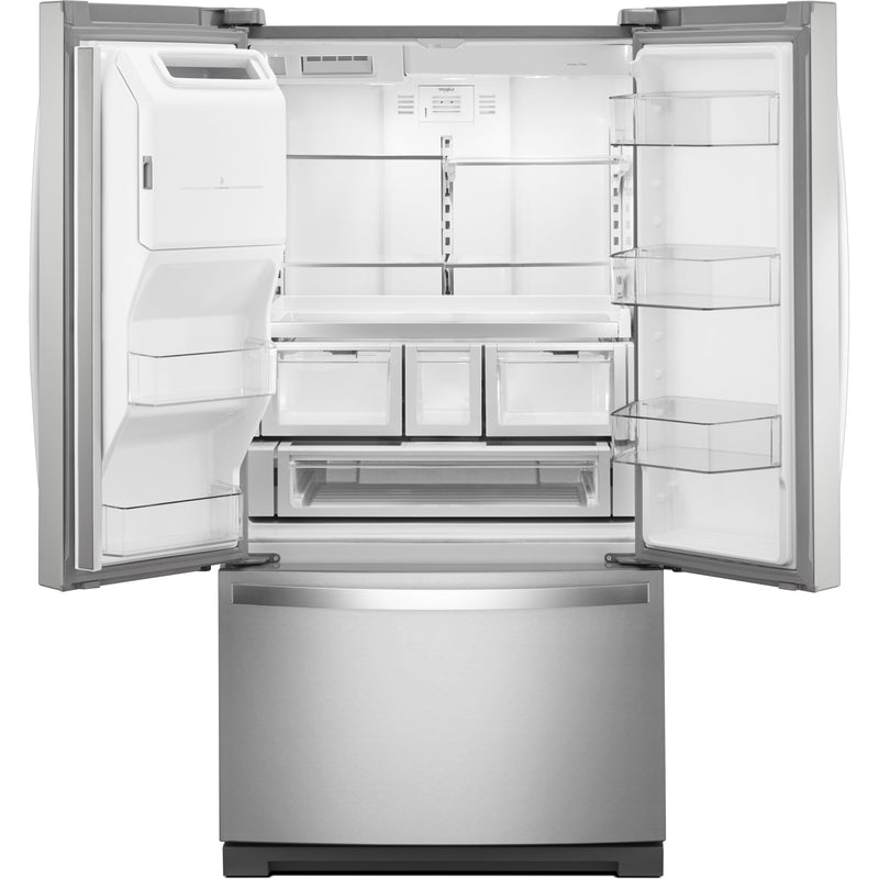 Whirlpool 36-inch, 26.8 cu. ft. Freestanding French 3-Door Refrigerator Water and Ice Dispensing System WRF767SDHZ (WRF767SDHZ)