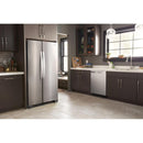 Whirlpool 36-inch, 25.1 cu. ft. Side-By-Side Refrigerator (Fingerprint Resistant Stainless)WRS315SNHM