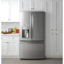 GE Profile 36-inch, 22.2 cu.ft. Counter-Depth French 3-Door Refrigerator with Keurig® K-Cup® Brewing System PYE22PSKSSPYE22PSKSS