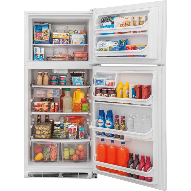 Frigidaire 30-inch, 20.4 cu. ft. Top Freezer Refrigerator FFTR2021TW