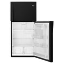 Whirlpool 30-inch, 19.14 cu.ft. Freestanding Top Freezer Refrigerator with Flexi-Slide™ Bin WRT519SZDB