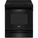 Whirlpool 30-inch Slide-in Electric Range with Frozen Bake™ Technology WEE515S0LB