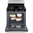 GE 30-inch Freestanding Electric Range with Precise Simmer Burner (Stainless Steel)JGBS30RETSS
