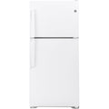 GE 30-inch, 19.2 cu.ft. Freestanding Top Freezer Refrigerator with LED Lighting GTS19KGNRWW