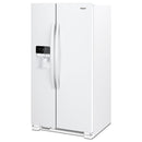 Whirlpool 33-inch, 21.4 cu. ft. Side-By-Side Refrigerator WRS321SDHW (White) (WRS321SDHW)