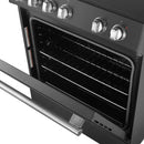 Forno 30-inch, 5 cu.ft Leonardo Espresso Electric Range FFSEL6012-30BLK