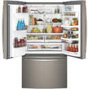 GE Profile 36-inch, 22.2 cu.ft. Counter-Depth French 3-Door Refrigerator with Keurig® K-Cup® Brewing System PYE22PMKESPYE22PMKES