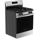 GE 30-inch Freestanding Gas Range with SmartHQ™ GGF400PV (Stainless Steel) (GGF400PVSS)