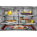 KitchenAid French 3-Door Refrigerator with External Water and Ice Dispensing System (PrintShield Stainless Steel)KRFF577KPS