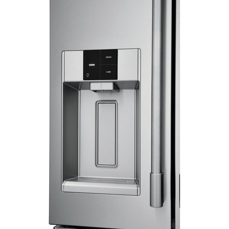 Frigidaire Professional 36-inch, 21.8 cu.ft. Counter-Depth French 4-Door Refrigerator with External Water and Ice System PRMC2285AF
