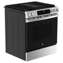 GE 30-inch Slide-in Gas Range with Griddle GGS500SV (Stainless Steel) (GGS500SVSS)