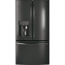 GE Profile 36-inch, 22.2 cu.ft. Counter-Depth French 3-Door Refrigerator with Keurig® K-Cup® Brewing System PYE22PBLTSPYE22PBLTS
