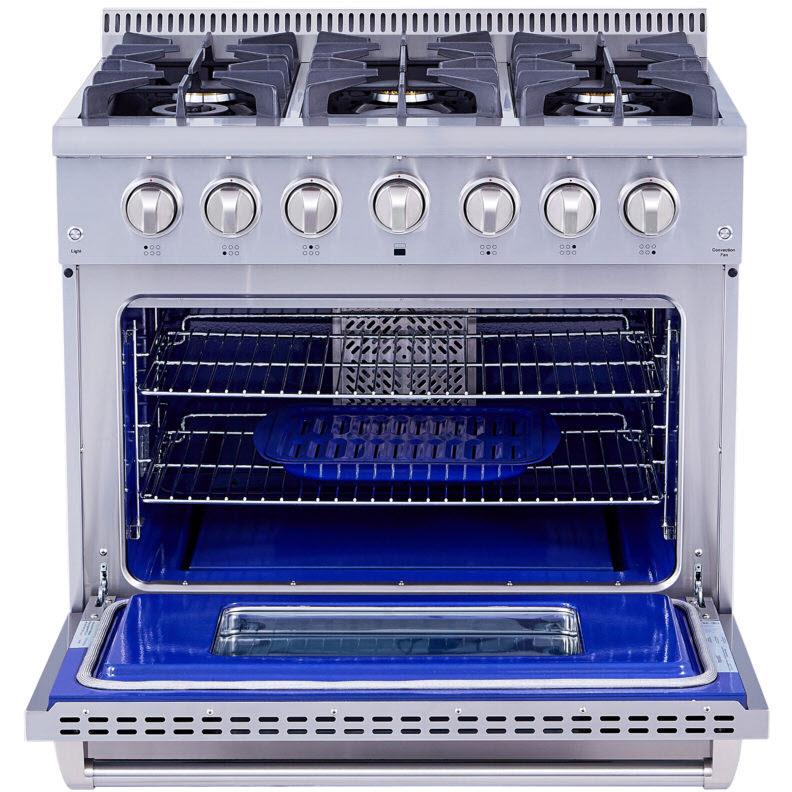 Thor Kitchen 36-inch Freestanding Gas Range HRG3618U