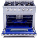 Thor Kitchen 36-inch Freestanding Gas Range HRG3618U