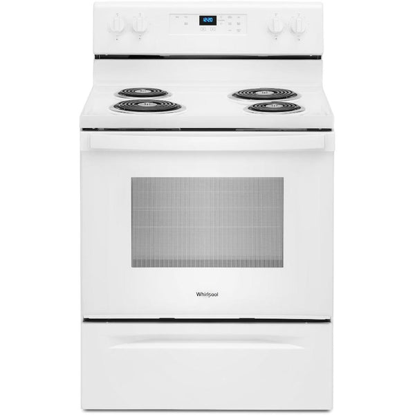 Whirlpool 30-inch Freestanding Electric Range with Keep Warm Setting WFC150M0JW