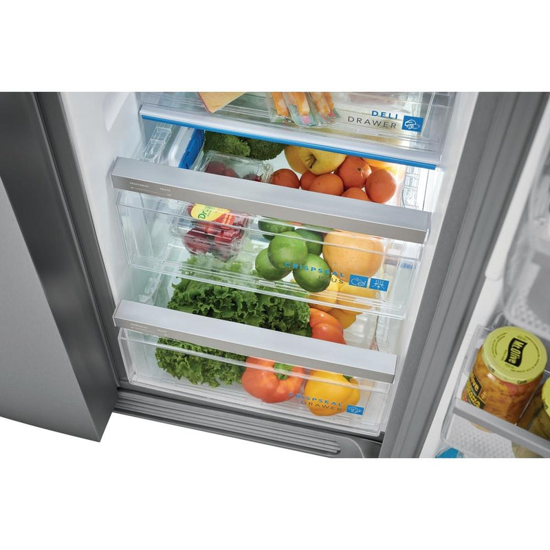 (GRSS2652AF) Frigidaire Gallery 36-inch, 25.6 cu.ft. Freestanding Side-by-Side Refrigerator with Ice and Water Dispensing System GRSS2652AF