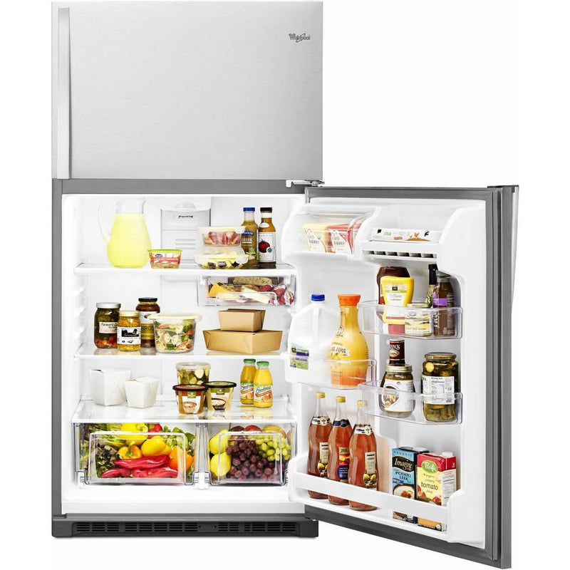 Whirlpool 33-inch, 20.5 cu.ft. Freestanding Top Freezer Refrigerator with Flexi-Side™ Bin WRT311FZDM (WRT311FZDM)